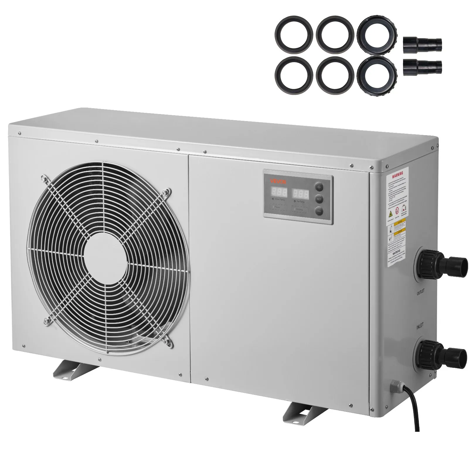 Vevor Aquarium Chiller 500 Gallon 1.5 HP — large water chiller for ice bath and pool cooling